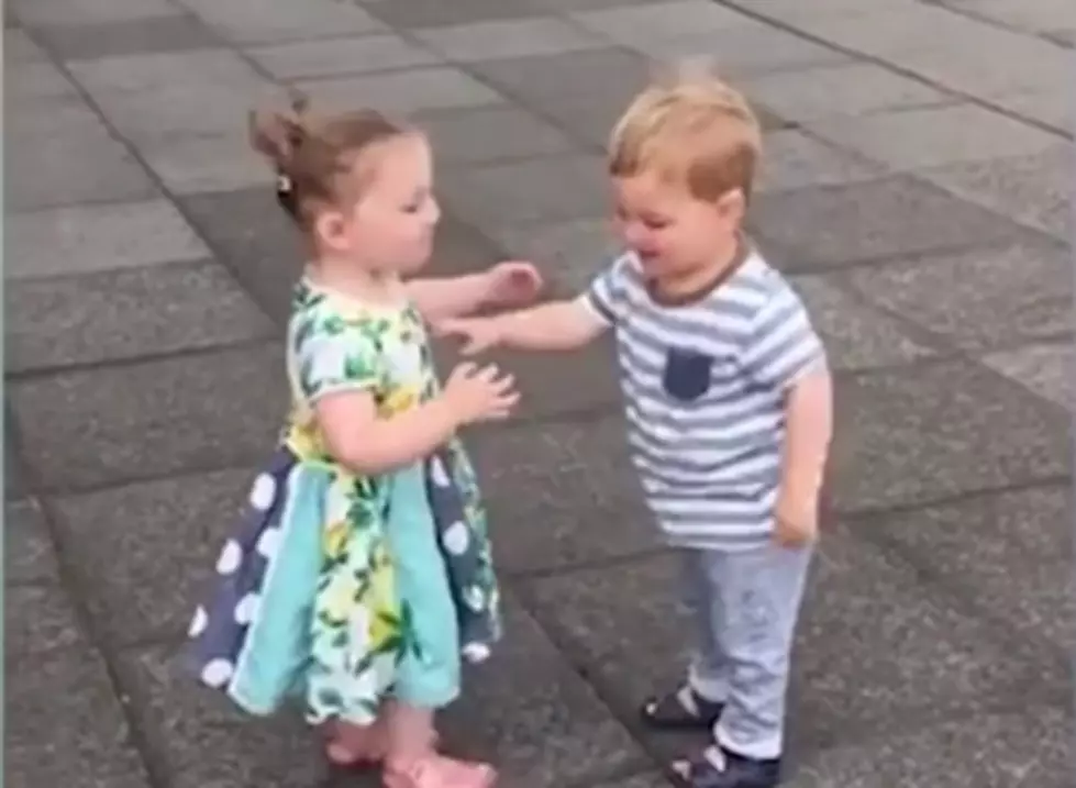 Well, This Is The Most Adorable First Kiss Ever