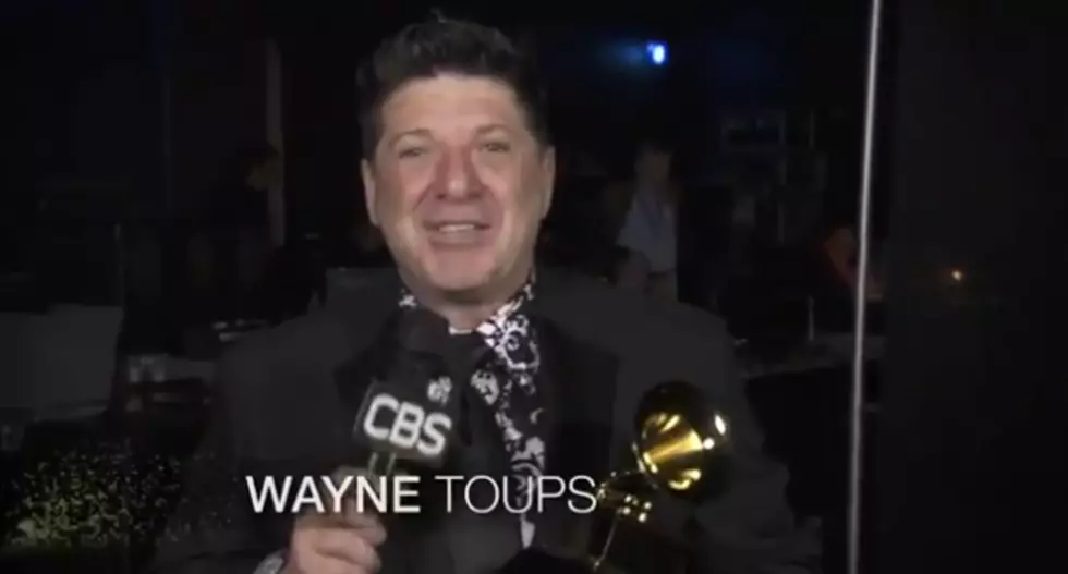 Wayne Toups Backstage Thank You At Grammy Awards [VIDEO]