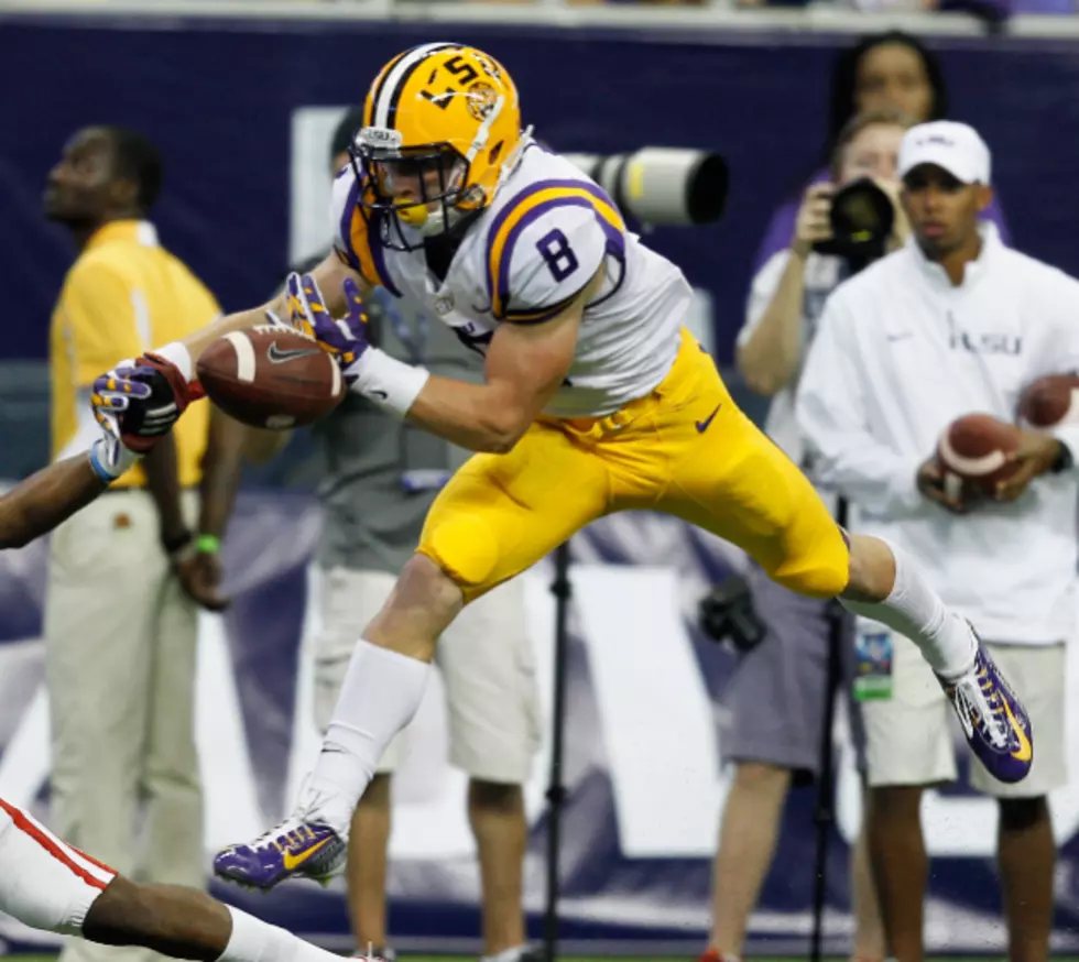 Former Barbe Buc Now LSU Tiger Receiver Trey Quinn Goes Crowd Surfing After Victory Over Ole Miss [VIDEO]