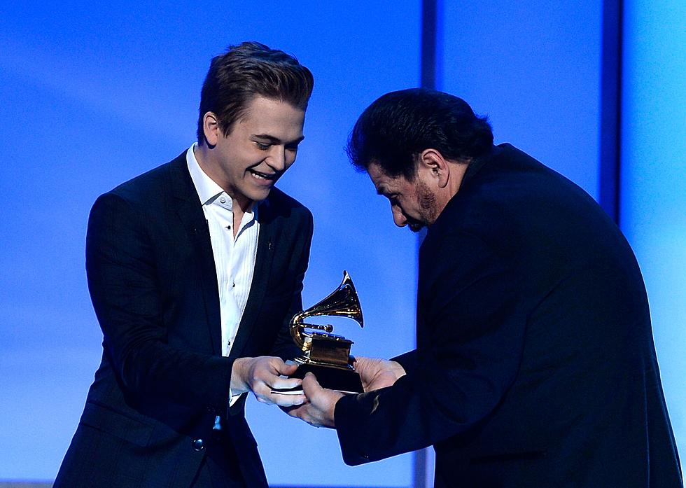 Hunter Hayes Presents Jo-EL Sonnier The Grammy Award For “Best Regional Roots Music Album”