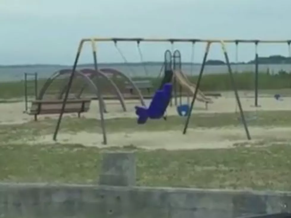 Is This A Ghost? Dad Captures Haunted Swings Moving By Themselves