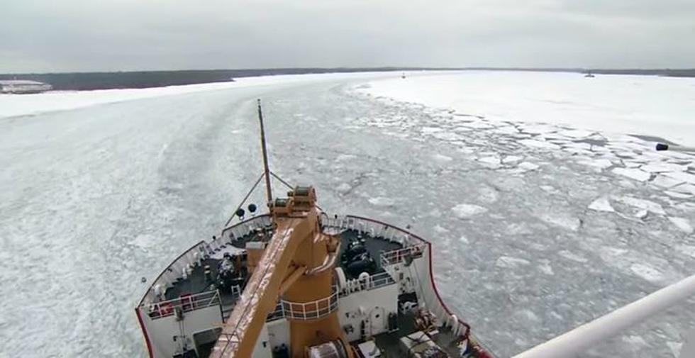 Ice Breaking Begins On Lake Superior Anticipating Shipping Season
