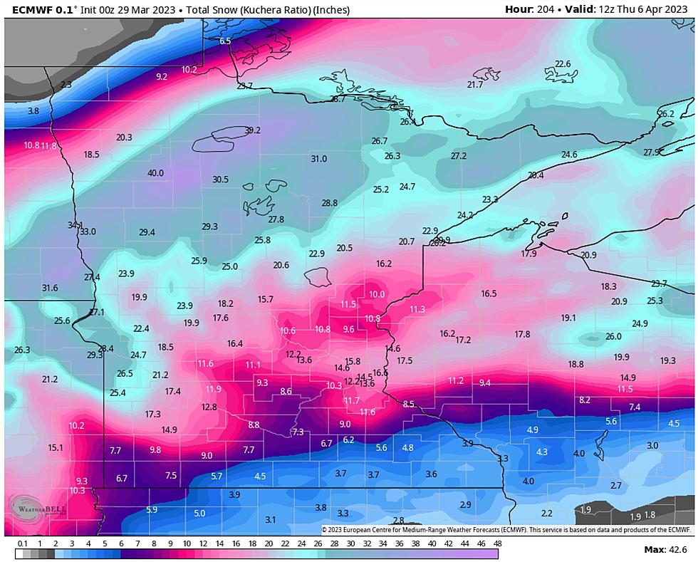 Praying Our Most Accurate Long-Range Weather Model is Wrong About Next Week’s Minnesota Forecast