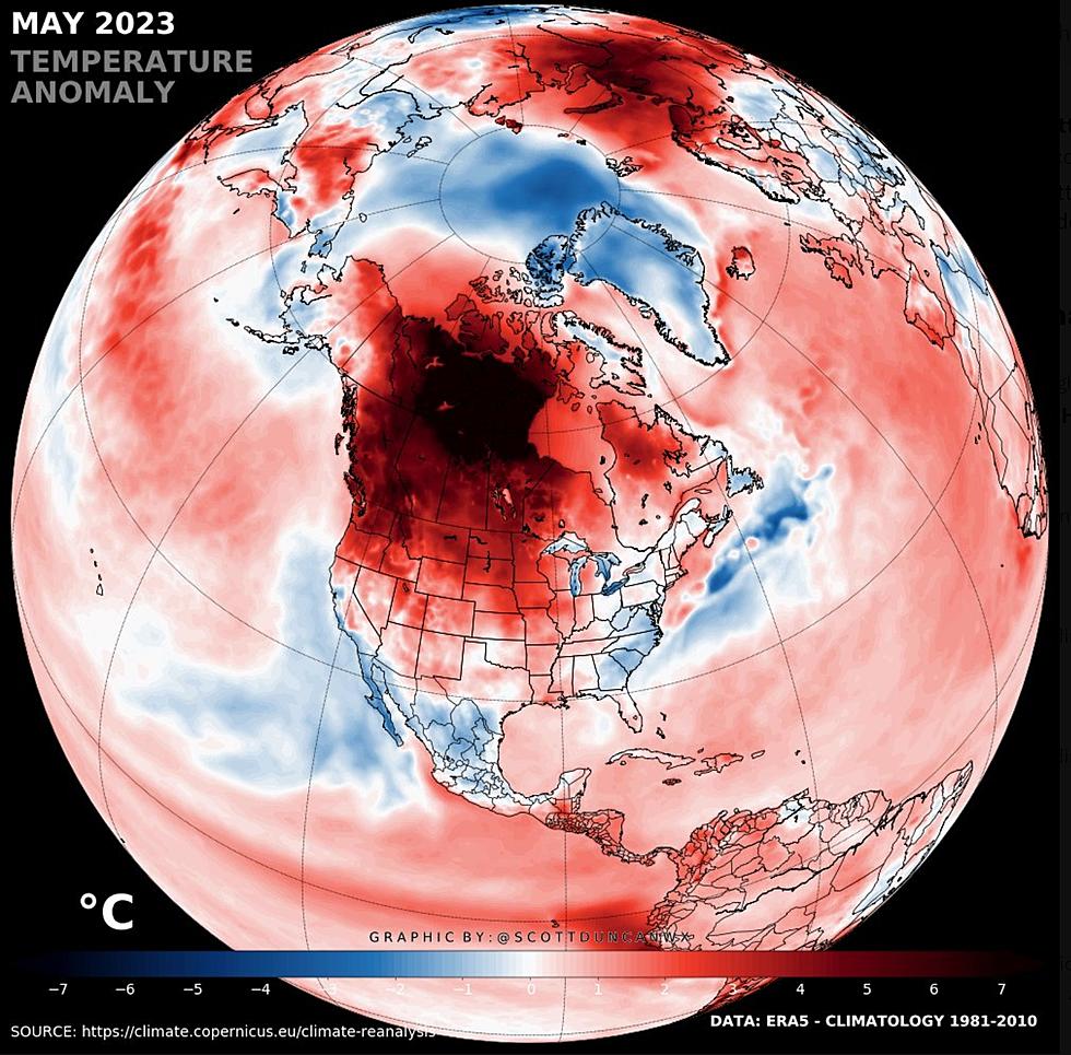 Highly Unusual May Climate Extreme Across Canada Responsible For Choking Wildfire Smoke