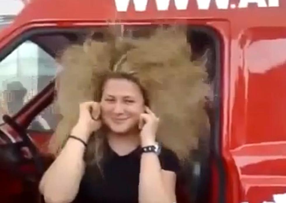 See What 40,000 Watts of Bass Does to This Womens Hair [VIDEO]