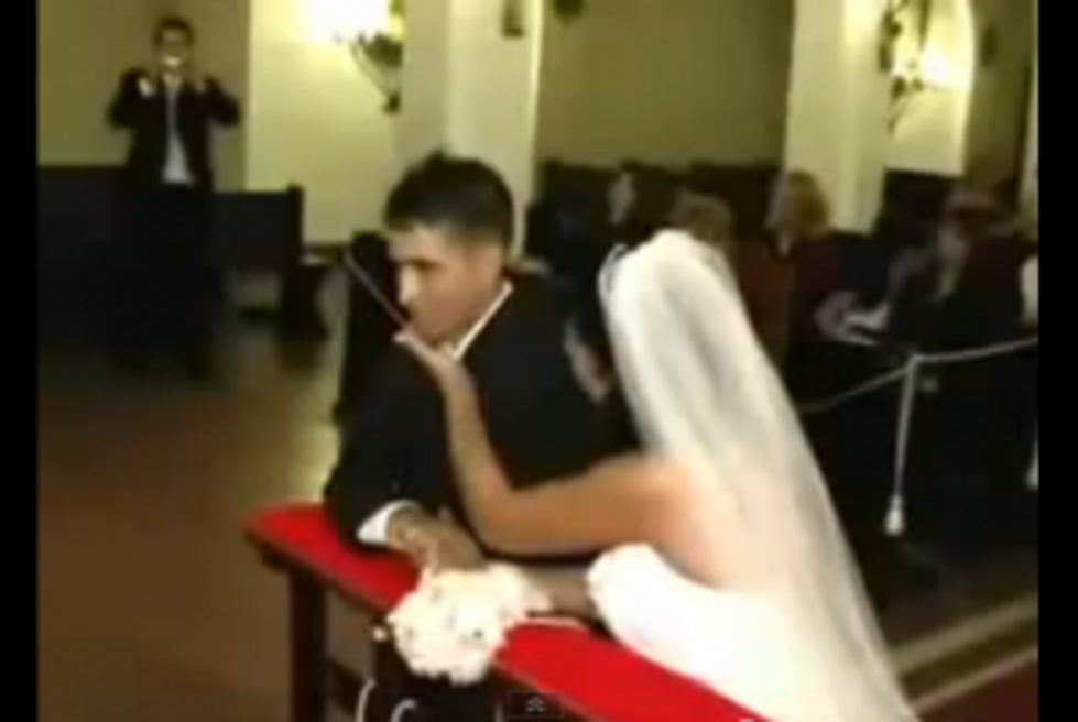 Groom Gets Sick at the Altar [VIDEO]