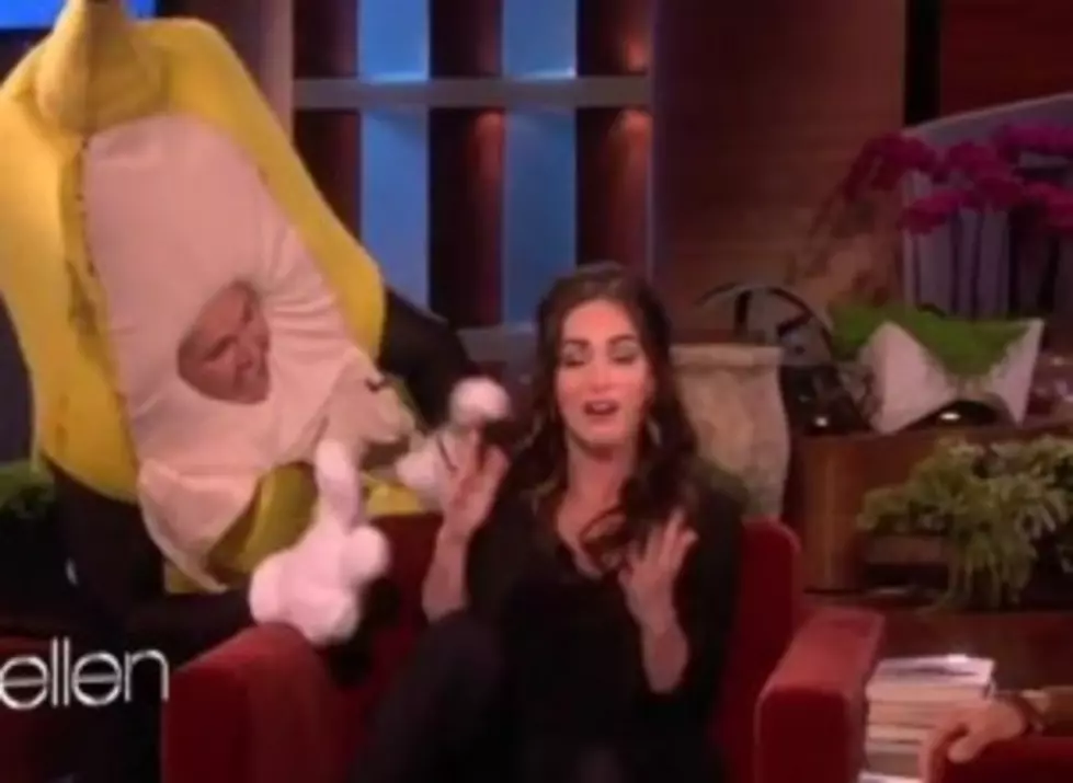 Megan Fox Gets Surprised by a Dude in a Banana Suit on Ellen [VIDEO]