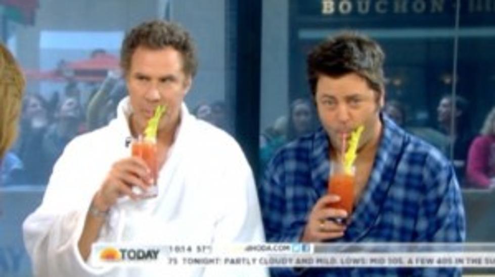 Will Ferrell And Nick Offerman Visit &#8216;Today&#8217; While Wearing Robes And Drinking Bloody Marys [VIDEO]