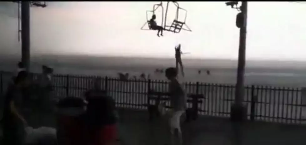 Teen Girl Panics And Jumps Off A Chairlift On Jersey Shore [VIDEO]