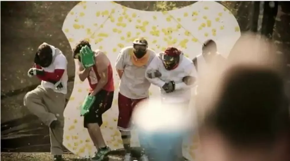 5 Guys Get Shot At With Paintballs To Raise Awareness For Children Living In Poverty [VIDEO]