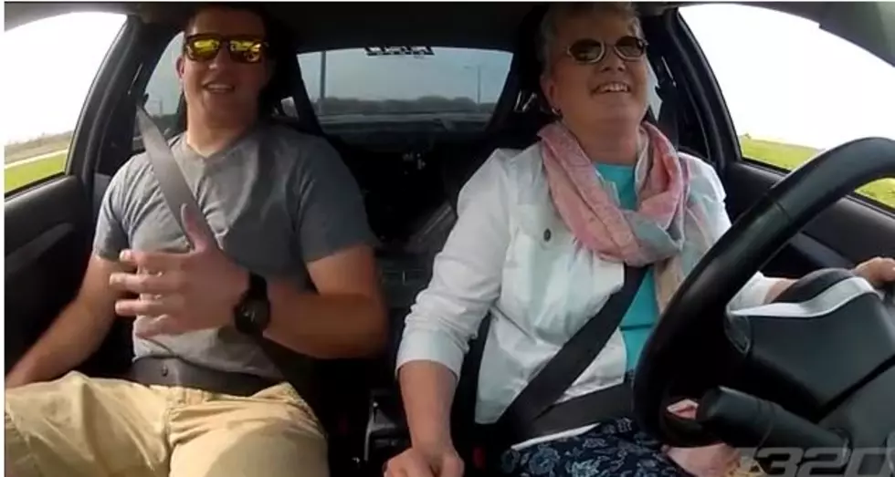 Coolest Mom Ever Takes Sons Souped Up Car for a Test Drive [VIDEO]