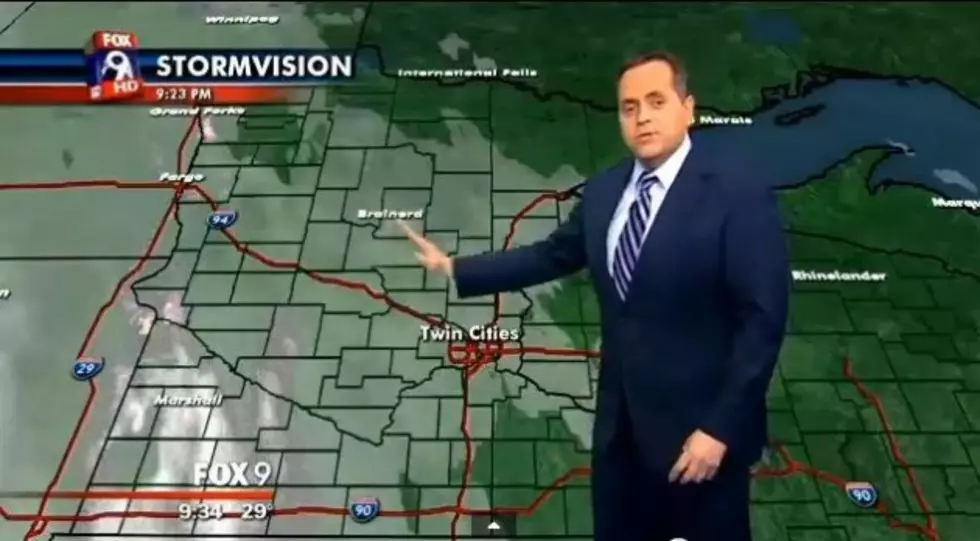 Twin Cities Weatherman Finds Something Strange in His Jacket [VIDEO]