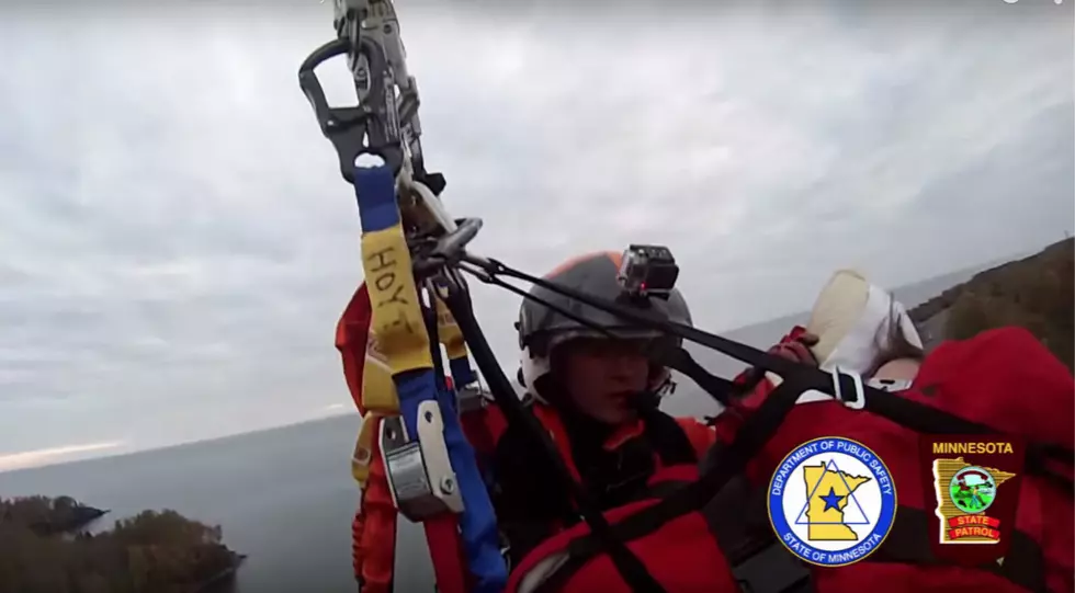 Dramatic Helicopter Rescue Near Split Rock Lighthouse Captured on Video [WATCH]
