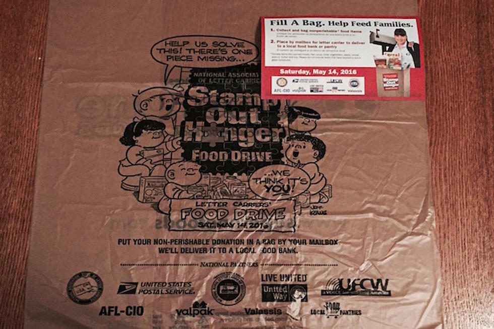 Letter Carriers ‘Stamp Out Hunger’ Food Drive is Set for Tomorrow