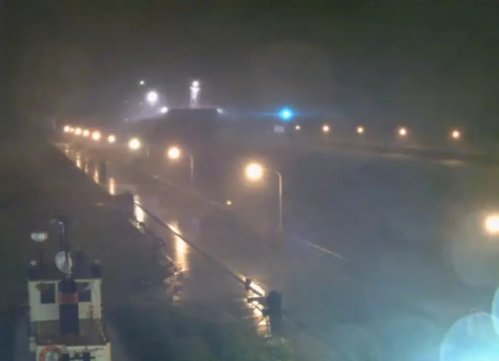 Watch A Freighter Battle The Storm As It Enters The Duluth Ship Canal [VIDEO]