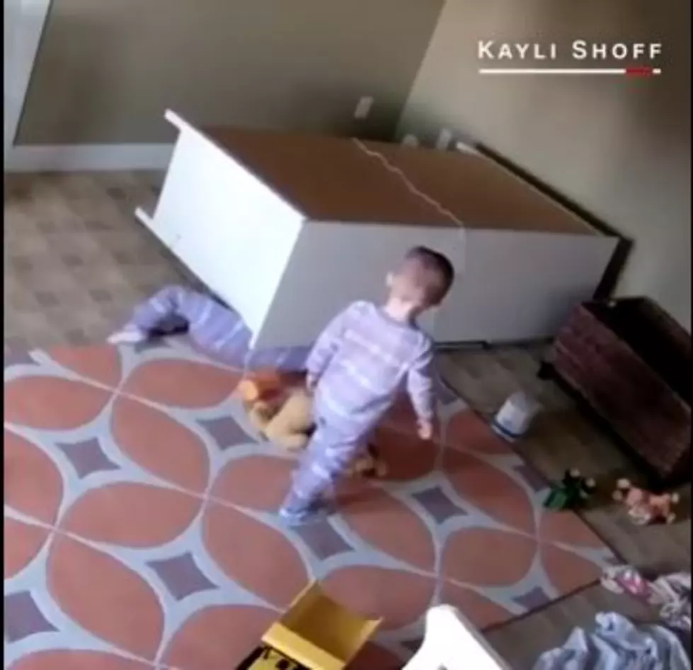 Two Year Old Saves His Twin Brother After a Dresser Falls on Him [VIDEO]