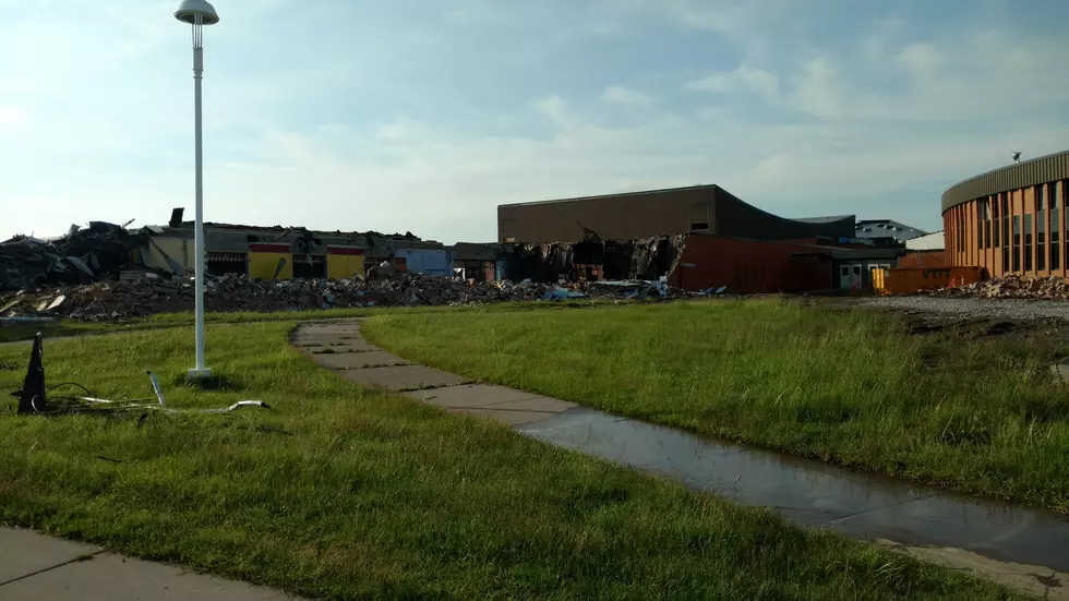 Demolition of the Superior High School Circle has Started