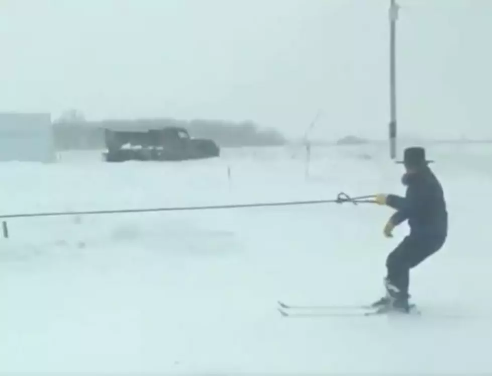Amish Man Spotted Skiing Behind a Horse and Buggy in Minnesota [VIDEO]