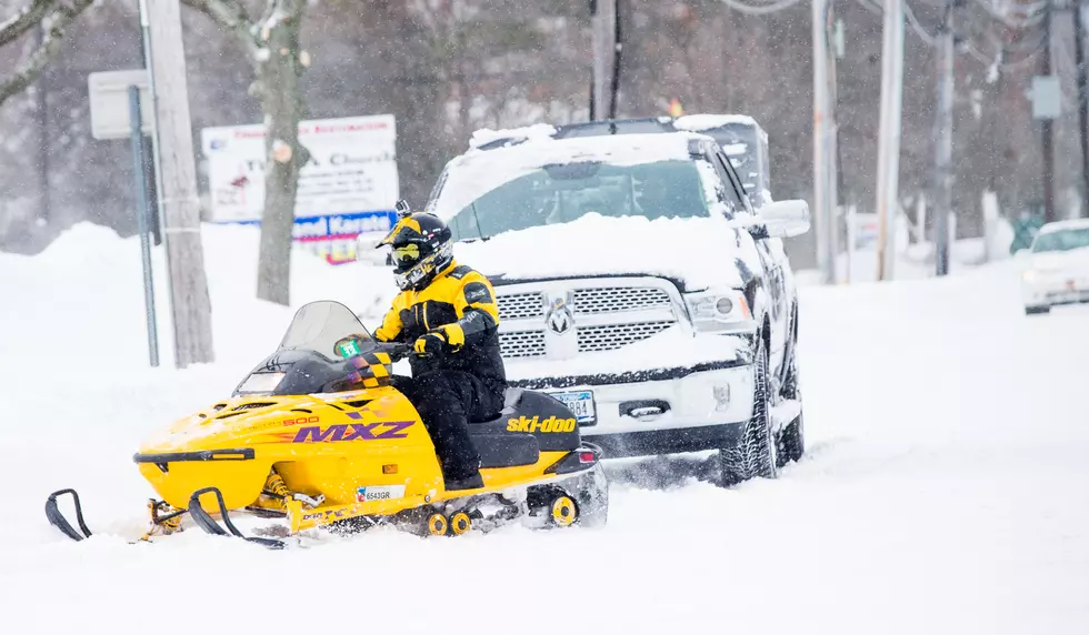 City Officials: Do Not Snowmobile On Roads + Sidewalks