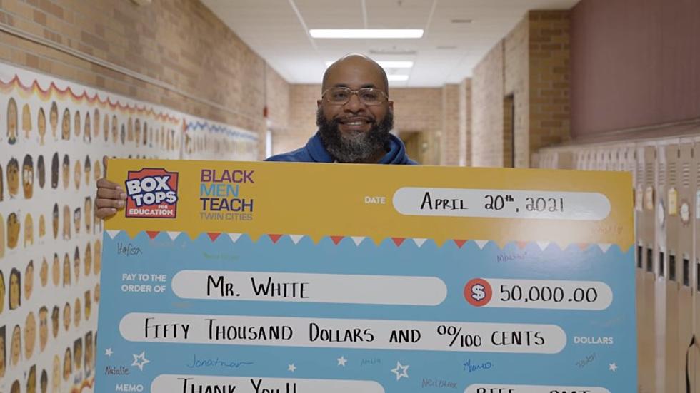 Minnesota Teacher Receives A Check For $50,000 During National Teachers Week
