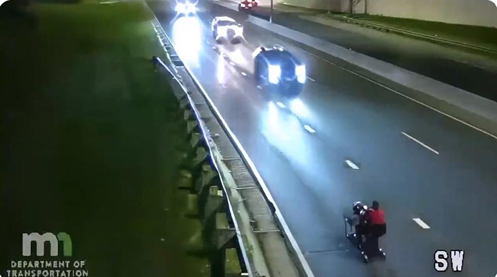 Minnesota State Troopers Save The Life Of A Woman Driving A Shopping Cart On A Minnesota Freeway [VIDEO]