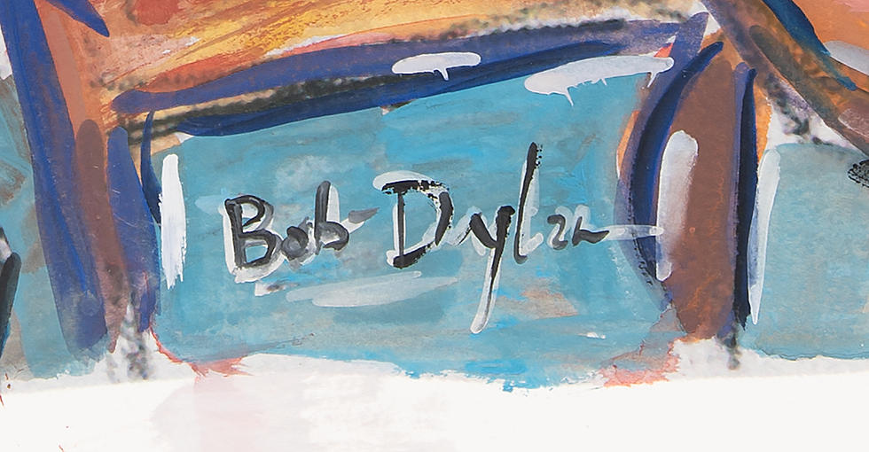 Rare Bob Dylan Painting Expected to Fetch $60,000+ at Auction