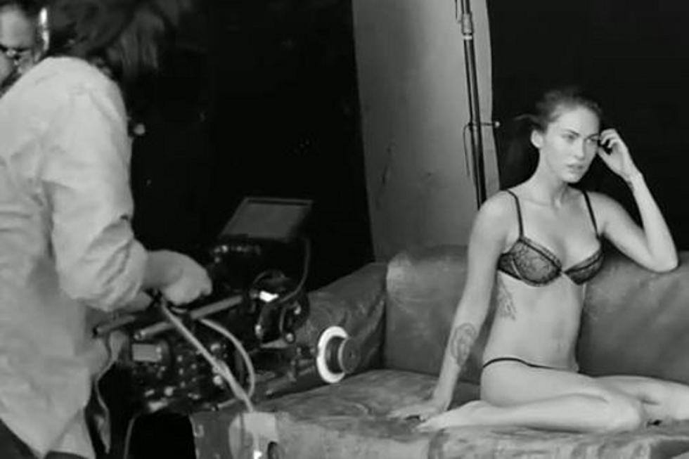 Go Behind the Scenes of Megan Fox’s Armani Lingerie Commercial