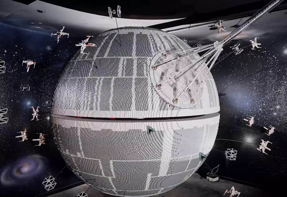 Watch a 500,000 LEGO Brick Death Star Being Assembled