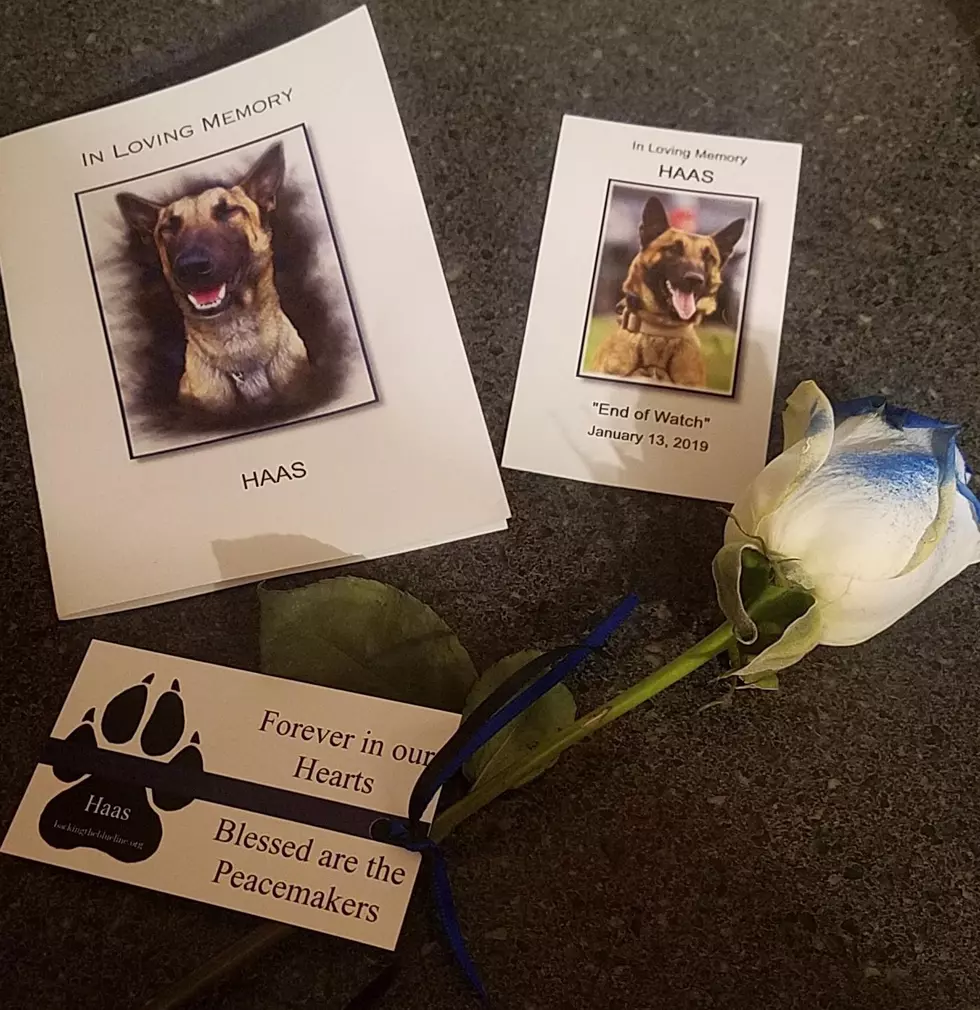 Huge Turnout For K-9 Haas Honoring Ceremony