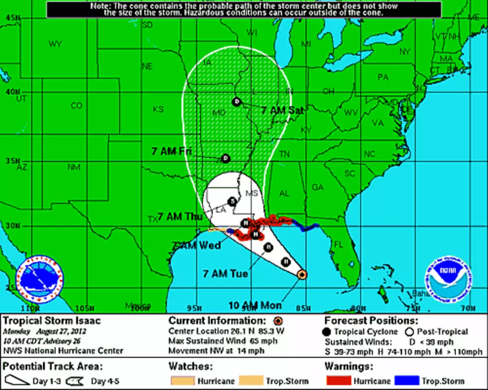Will Hurricane Issac hit us in East Texas?