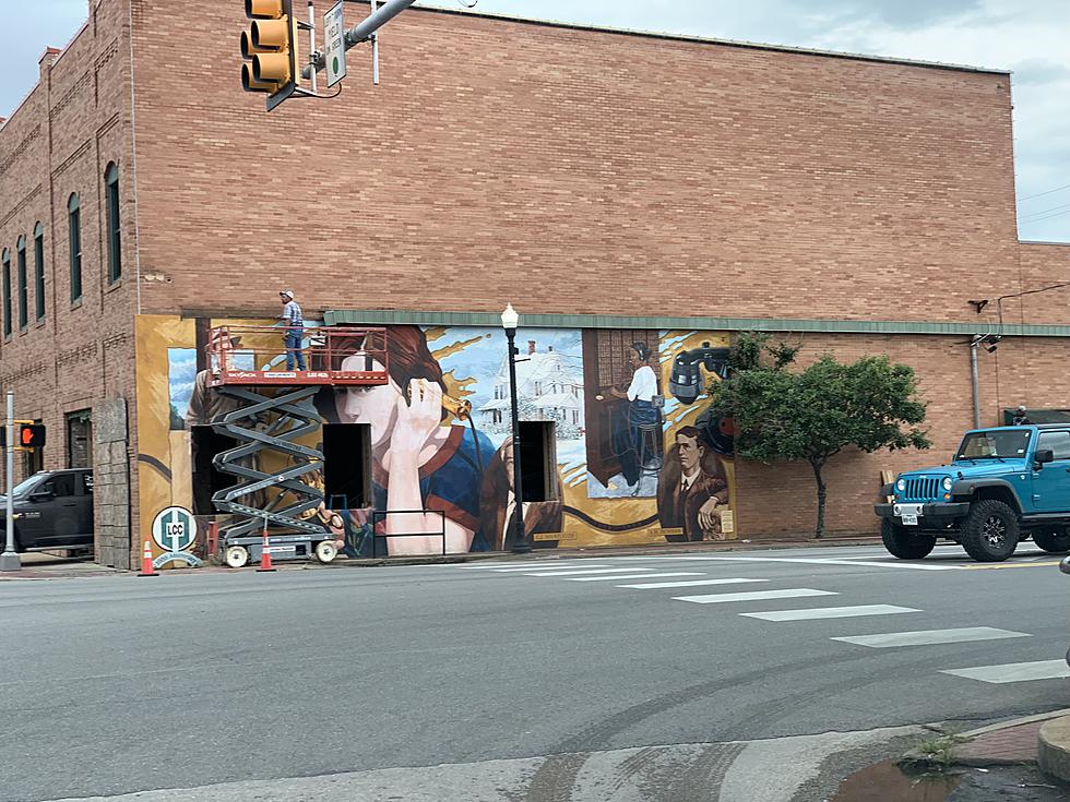 Downtown Mural In Lufkin Gets Some Uh…Ventilation And Natural Light?