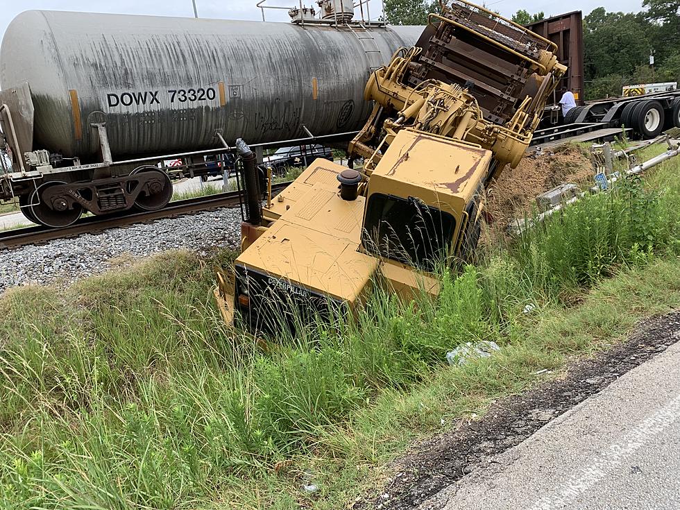 Accident Involving An 18-Wheeler And A Train In Lufkin, Texas [GALLERY]