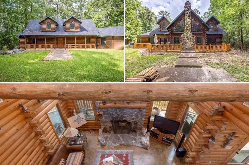 This $1.45 Million Log Home On Lake Sam Rayburn In Broaddus, Texas Has It All