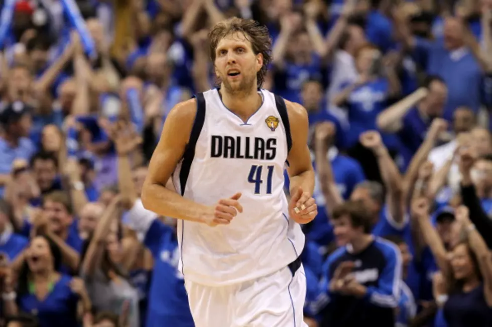 NBA Champion Dirk Nowitzki Enlightens Fans By Singing &#8216;We Are The Champions&#8217; [VIDEO]