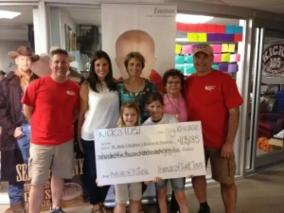 East Texas Community Raises Over $100,000 During KICKS 105 St. Jude Radiothon! [VIDEO]