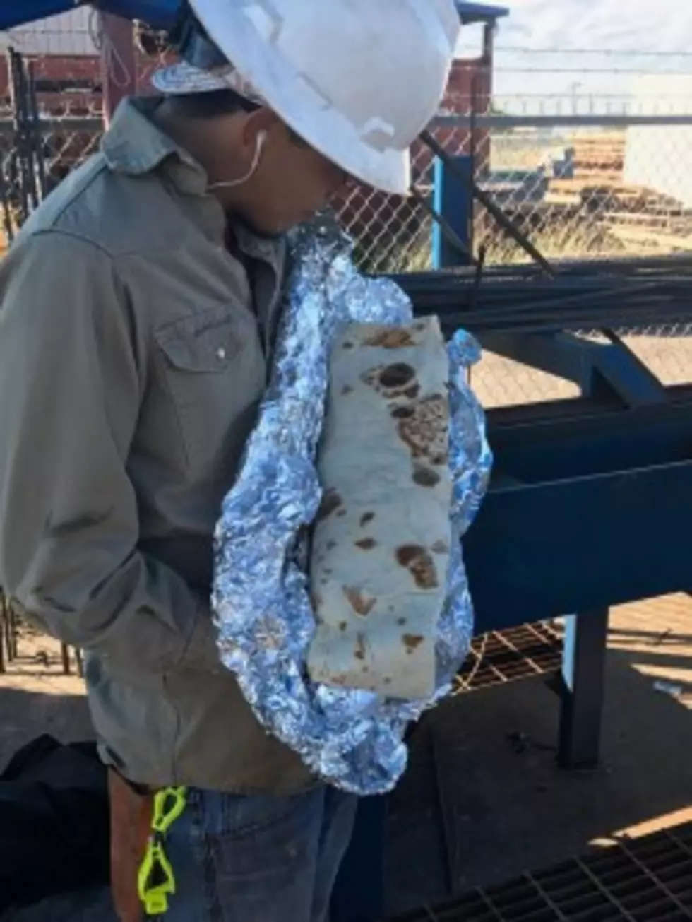 A Texas Taco is Longer Than Your Forearm and Weighs 5 Pounds