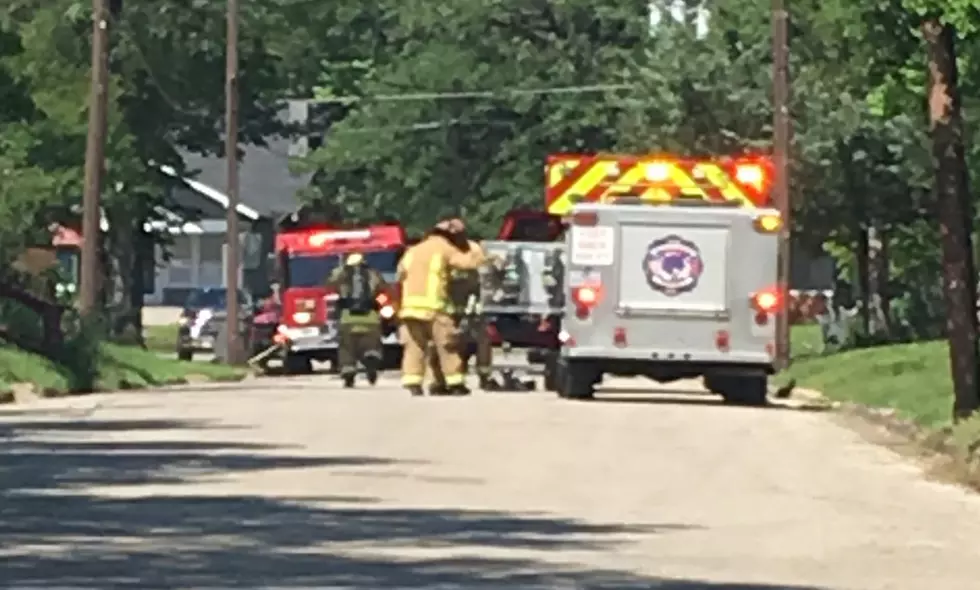 Fire At House Behind Casa Morales in Lufkin