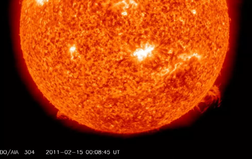 Solar Flare as Big As Jupiter Heading For Earth