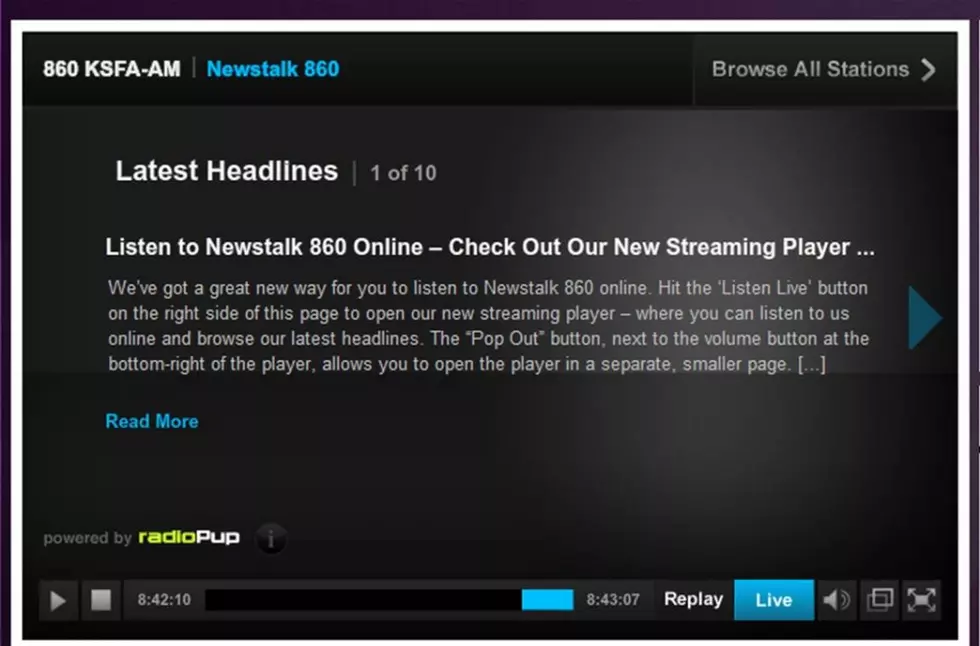 Listen to Newstalk 860 Online &#8211; Check Out Our New Streaming Player and Playlist Pages&#8221;