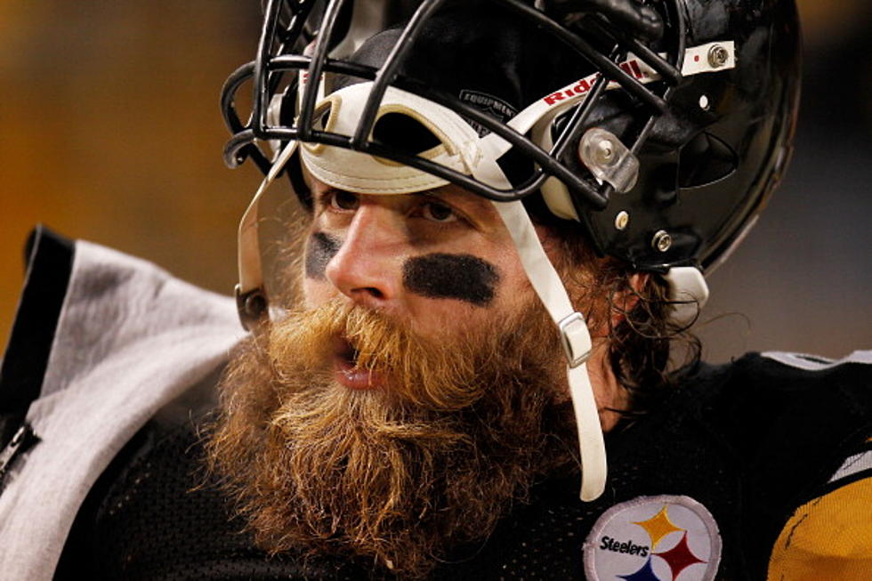 Football Player Shaves Beard For Charity