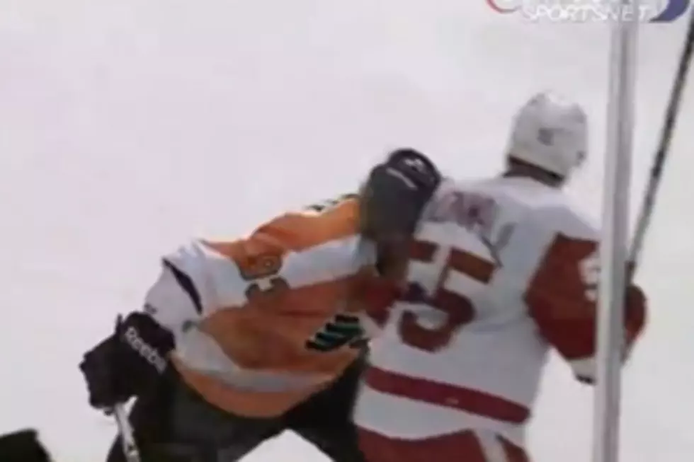 Must See Bone Crushing Hit in Flyers-Red Wings Game [VIDEO]