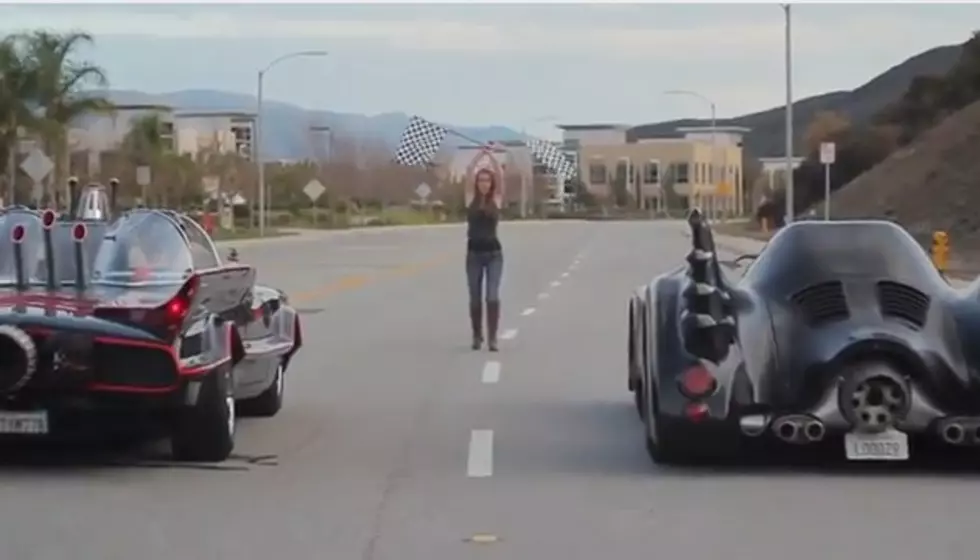 Two Bad A** Batmobiles Race Each Other [VIDEO]