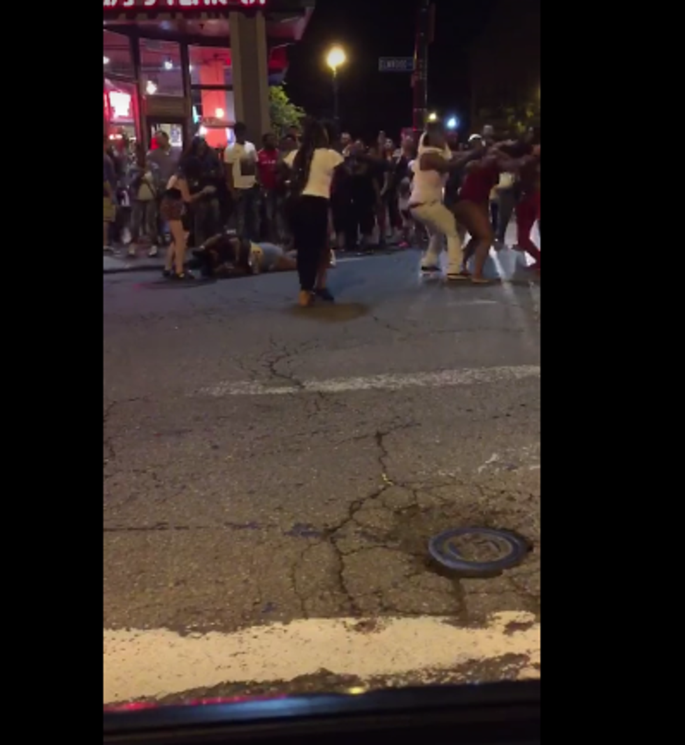 VIDEO: Big Brawl Unfolds In Street Of Allentown Over The Weekend