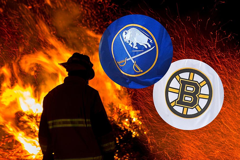 Fallen Buffalo Firefighter Honored At Sabres Game By Boston Bruins