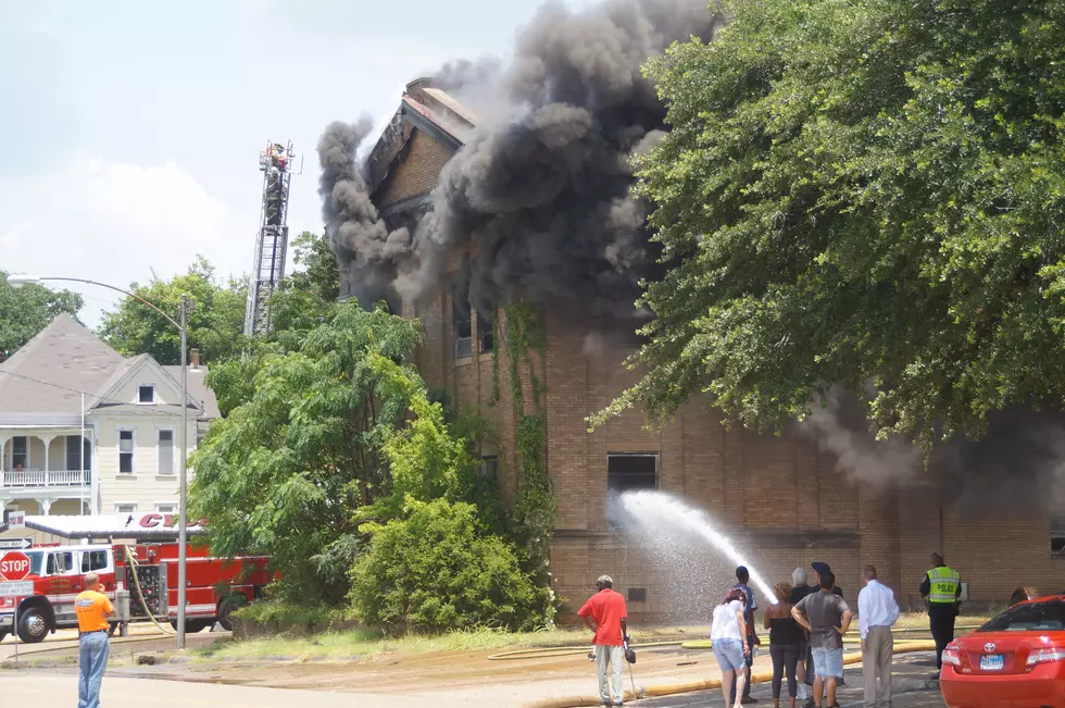 Old Masonic Lodge Fire in Downtown Texarkana — Photos and Video