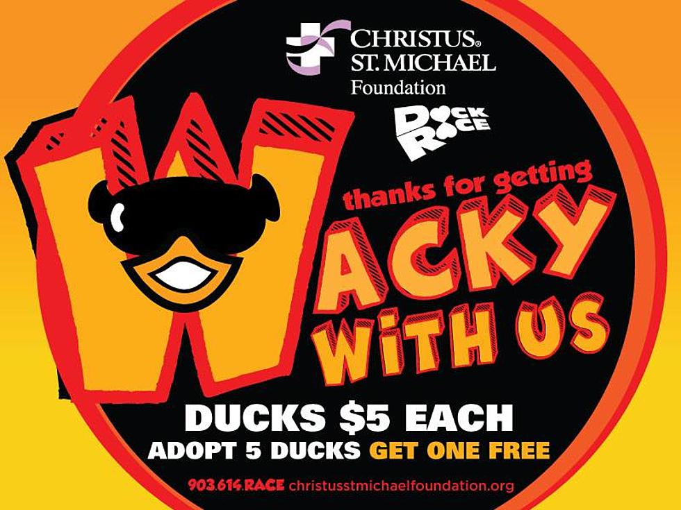 Get Wacky on Wednesday For The Great Texarkana Duck Race