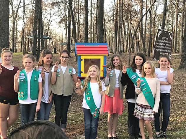 The Girl Scouts Open Two New Little Free Library&#8217;s in Texarkana