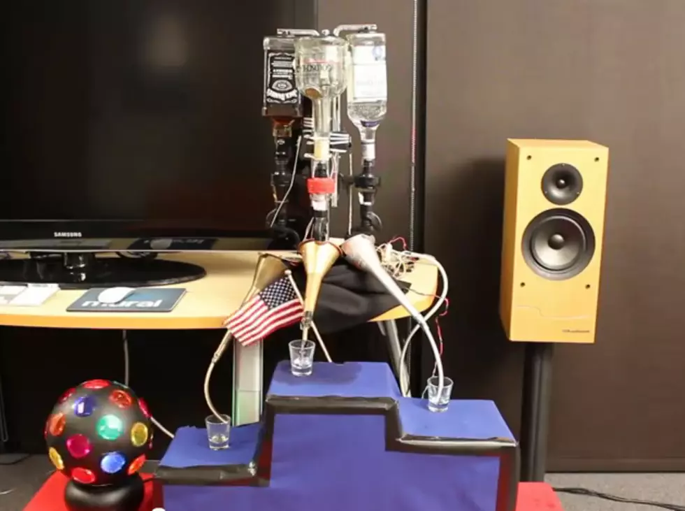 Patriotic Party Machine Pours a Shot When the U.S.A. Wins an Olympic Medal [VIDEO]