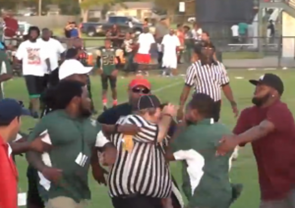 Youth Football Referee Sucker-punched by a Coach [VIDEO]