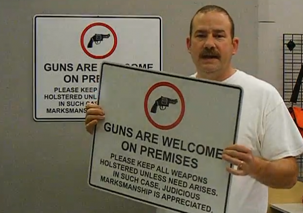 How Would You Like to See ‘Guns Are Welcome Here’ Signs at Local Stores? [POLL][VIDEO]